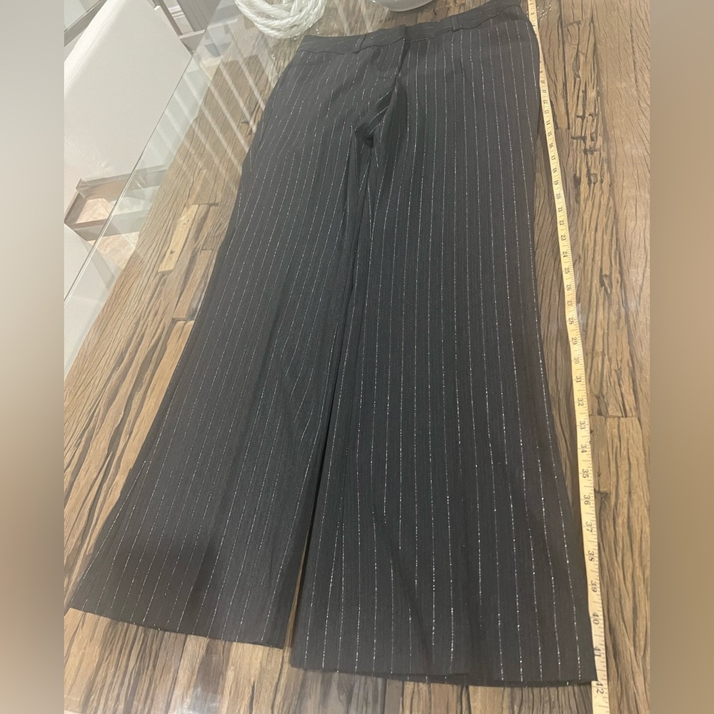 Express Black Pinstripe Dress Pants